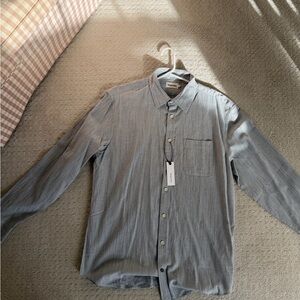 Taylor Stitch The California in Midnight Micro Stripe